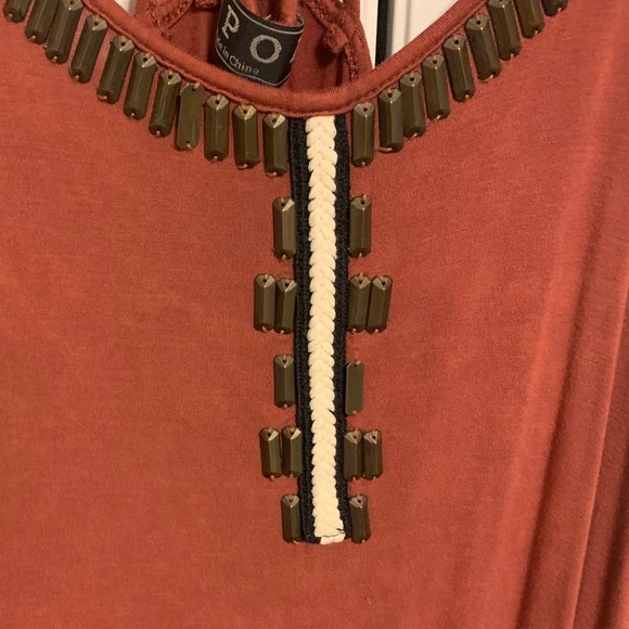 Boutique rust tunic - worn once! - Picture 4 of 6